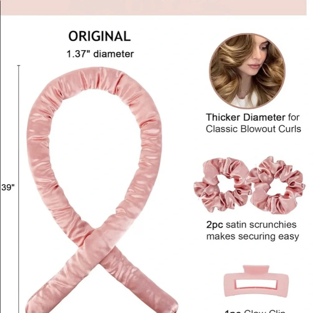Heatless overnight curlers.